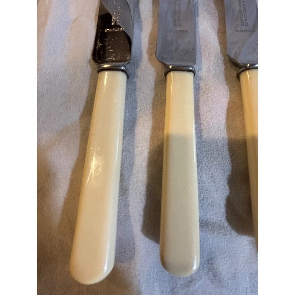 New French Hollow Knife Produx (Stainless by Sheffield‎ Steel Lot of 6